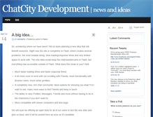 Tablet Screenshot of devblog.onlinechatcity.com